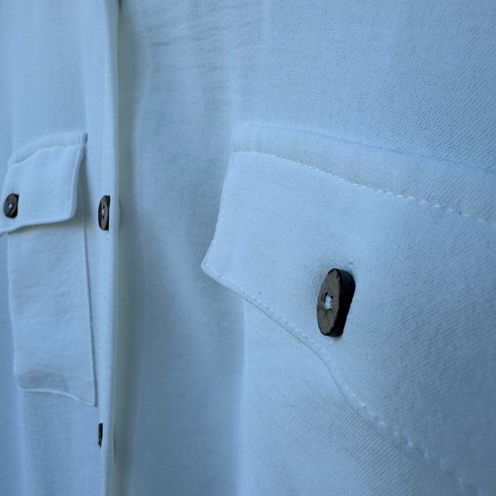 White Button-Up Shirt - Picture 9 of 15